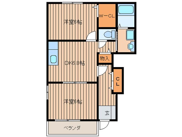 スターヒルズⅡの物件間取画像